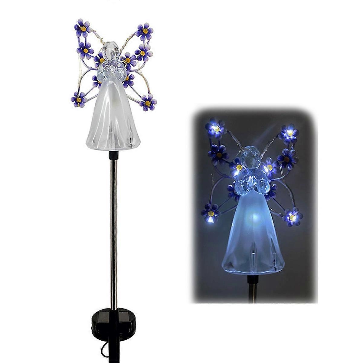 Solar-Powered Colour-Changing Garden Stake Light