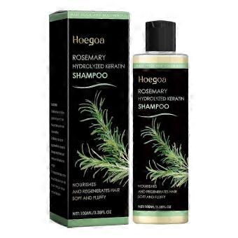 1 Set HOEGOA Rosemary Hair Growth Shampoo 100ml Natural Shampoo with Hydrolyzed Keratin for Thinning#R2