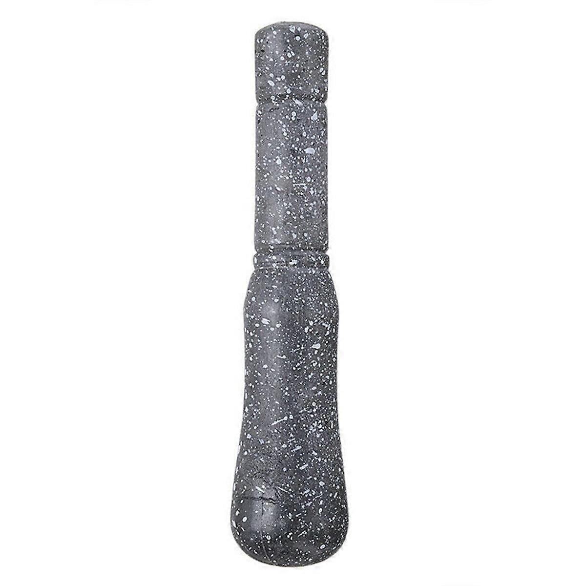 Granite Pattern Pestle Set Stone Herb Spice Grinder Solid Grinder Cooking Set-say