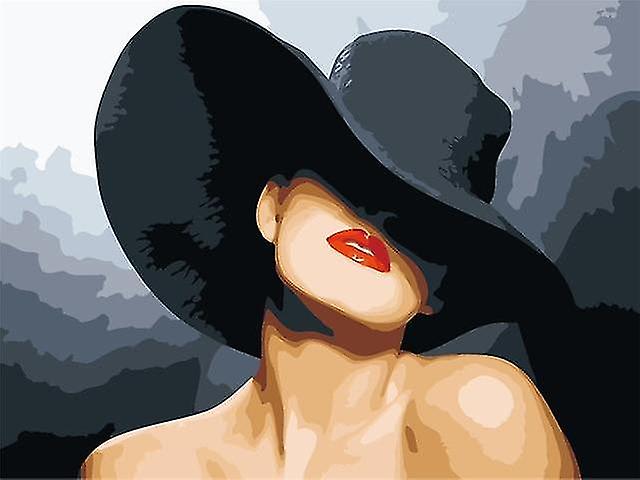 Diy Painting By Numbers Adults Portrait Full Kit