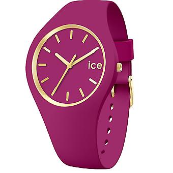 Ice glam montre brossée pour femmes Quartz analogique avec bracelet en silicone IC020540