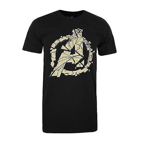 Avengers Endgame Mens Cracked T-Shirt