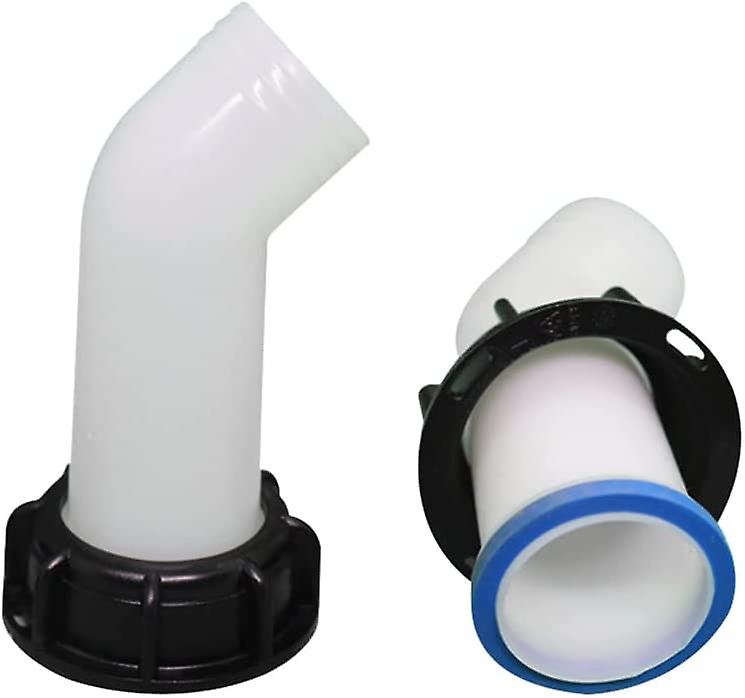 1000L IBC Tank Extension Water Tank Nozzle Valve Drain with Nut Rain Nozzle Extension Hose Nozzle IBC Faucet Connector Universal Adapter