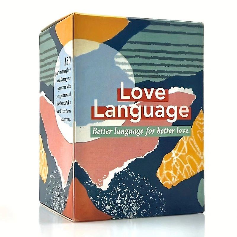 Love Languages Juego de cartas Juego de mesa 150 Preguntas de inicio de conversación