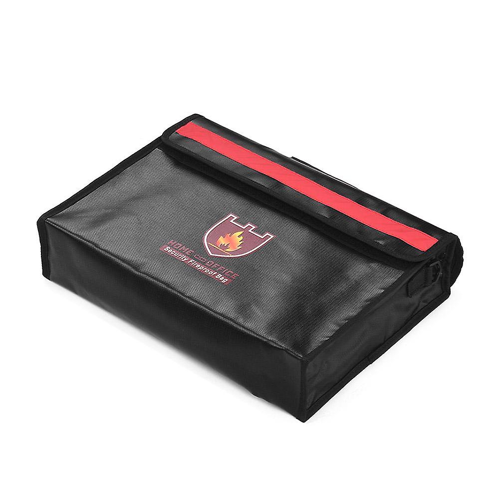 Fireproof Money Document File Bag Pouch Cash Bank Cards Passport Valuables