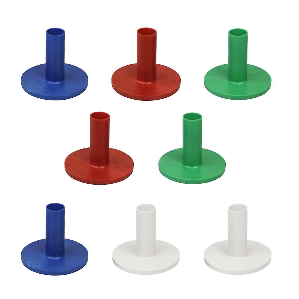 8pcs Rubber Golf Tee Driving Range Golf Practice Holder Tees Divot Tool 45mm