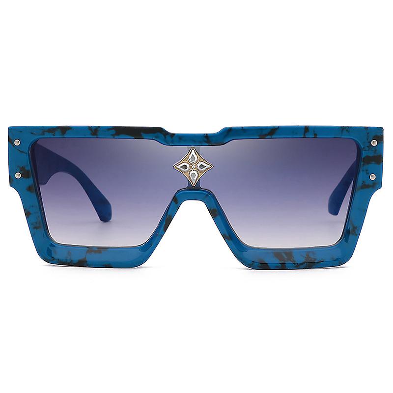 Oversized Square Frame Sunglasses Womens Retro Shades Trendy