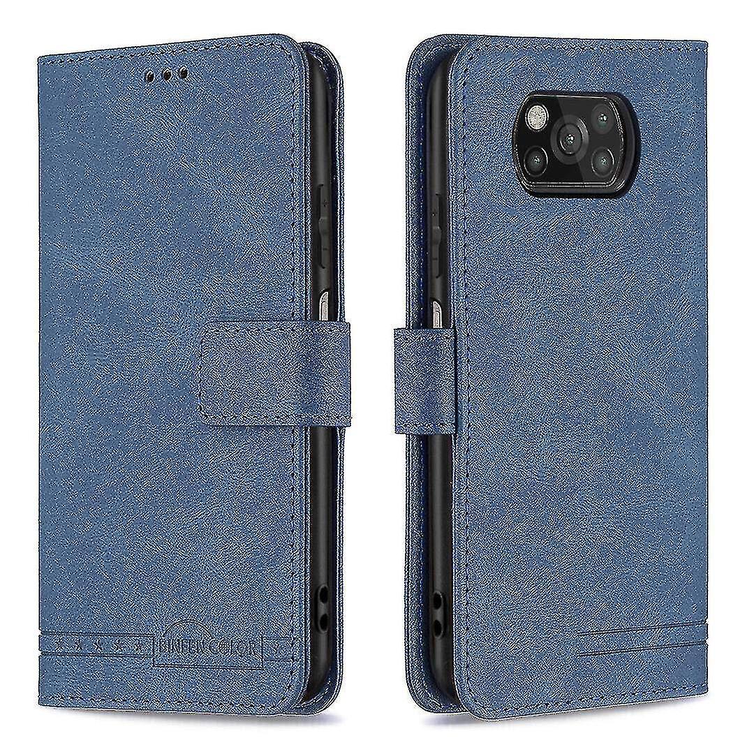 Compatible With Xiaomi Poco X3 Pro Case Wallet With Rfid Blocking Credit Card Slot Viewing Stand Mag