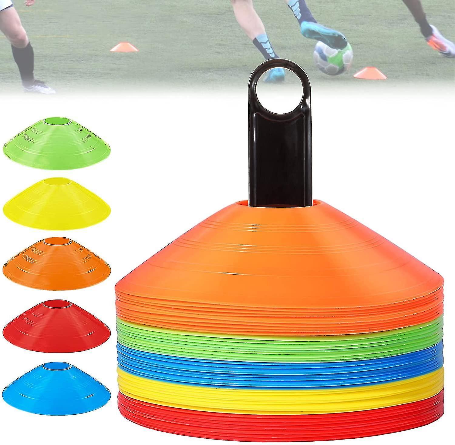 Pro Disc Cones (set Of 50),soccer Cones With Holder,agility Training Soccer