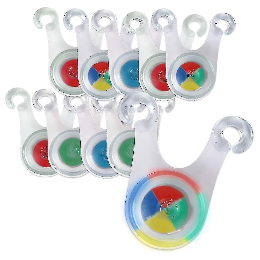 10pcs Waterproof Camping Led Tent String Rope Guard Hanging Lights Mini Flashlight Outdoor Camping