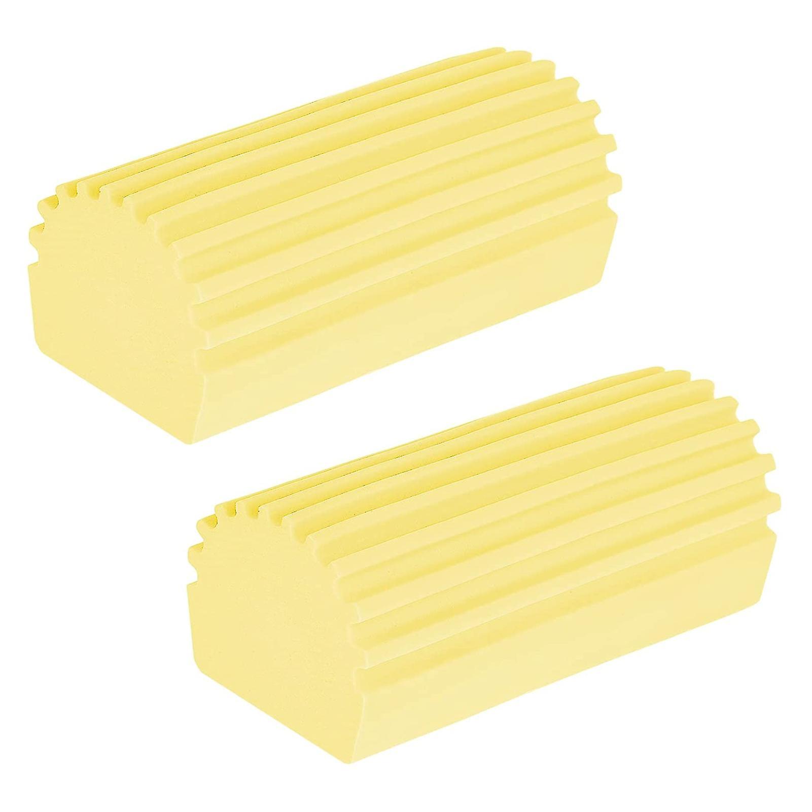2pcs/pack Glass Damp Duster Baseboard Brush Practical Cleaning Sponge For Blinds