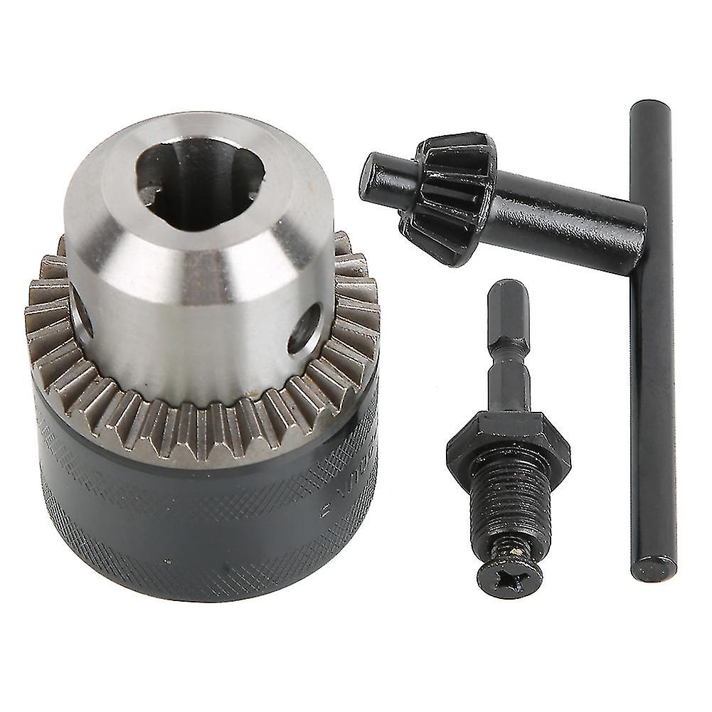 3.0-16mm 1/2-20 UNF Drill Chuck Adapter Kit, Keyed Drill Chuck with Hex Head Adapter