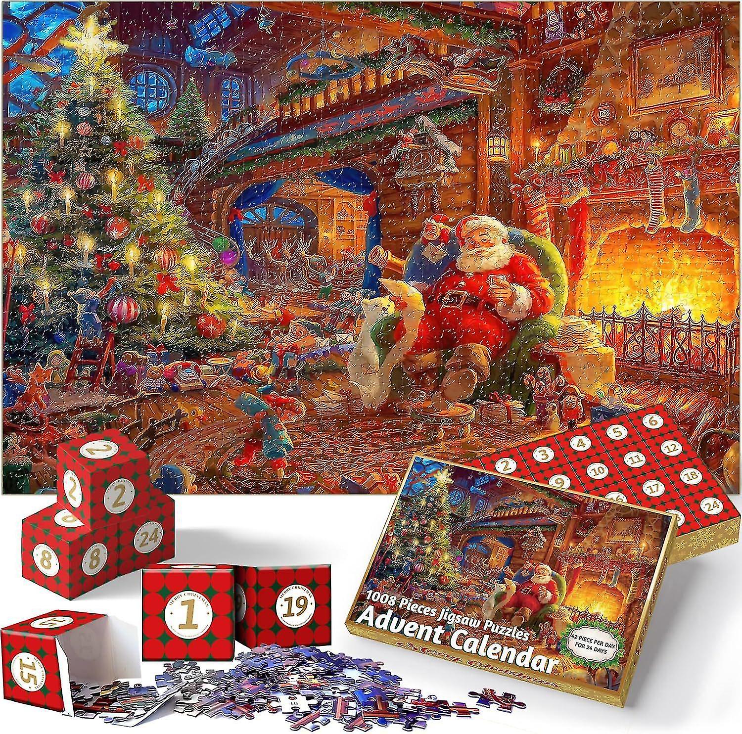 Scene Jigsaw Puzzles 24 Countdown Calendars For Kids