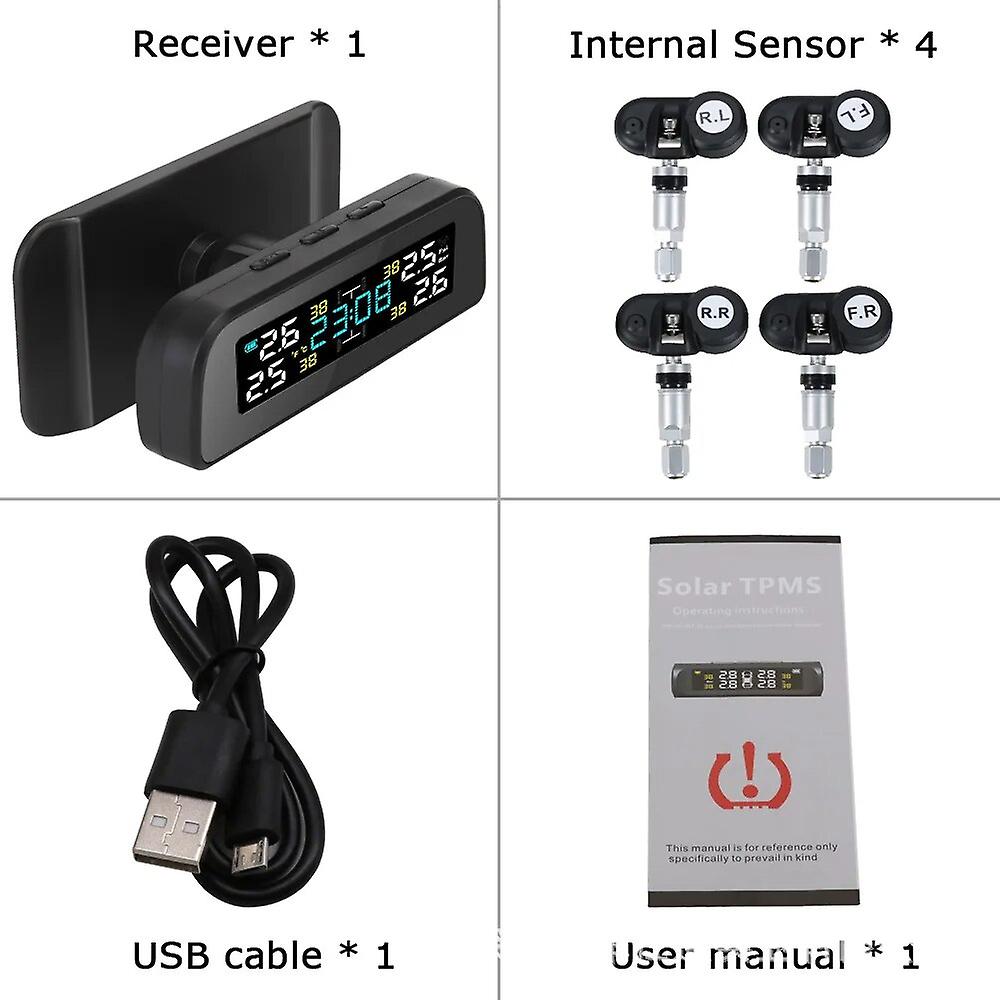 Medidor de Presión Solar Interno TPMS CDP-808A-4R