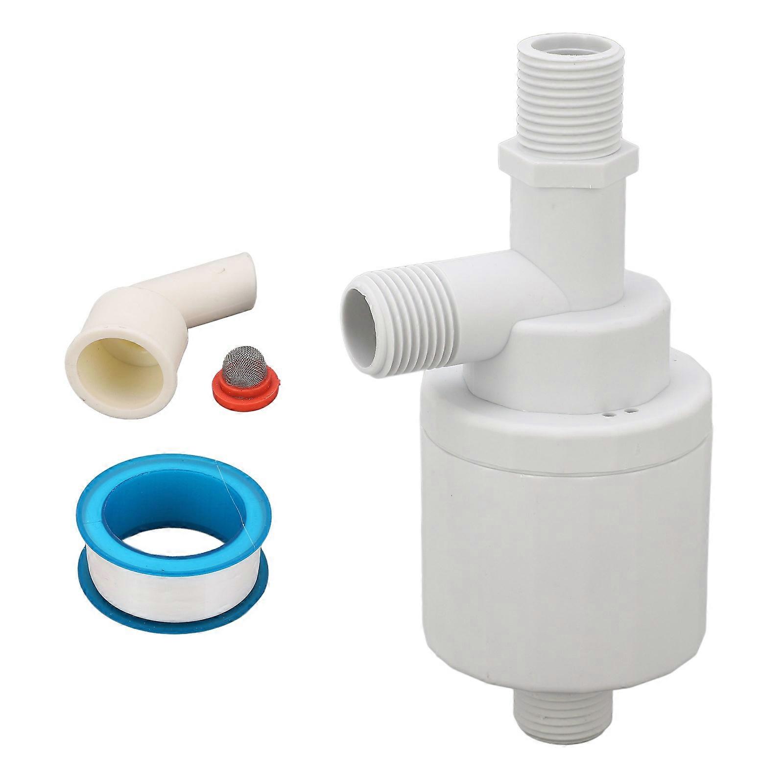 Float Valve, DN15 1/2in Top Inlet Auto Filling Water Level Control Float Ball Valves for Pool