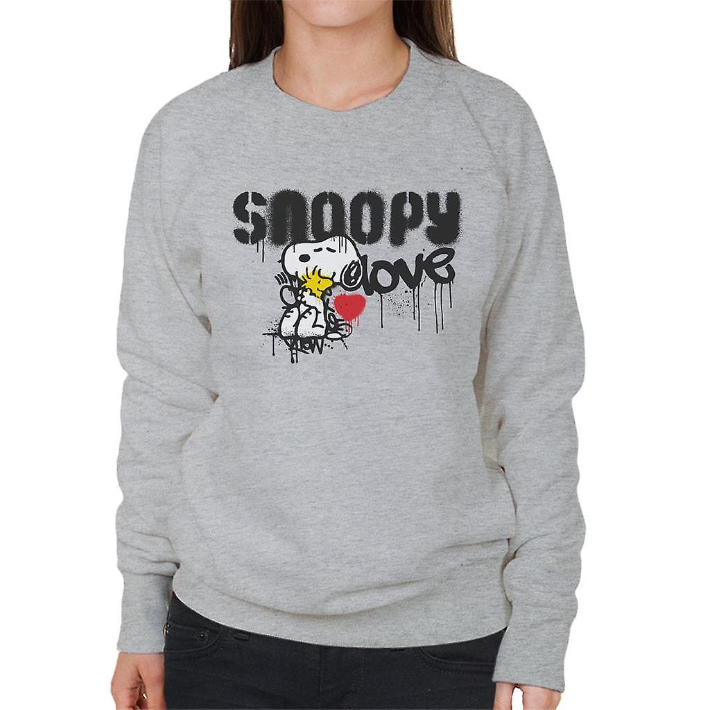 Peanuts Snoopy Love Graffiti Women's Sweatshirt