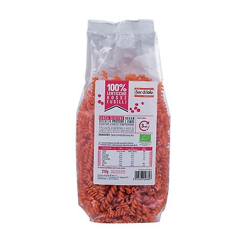 Fusilli of red lentils 250 g