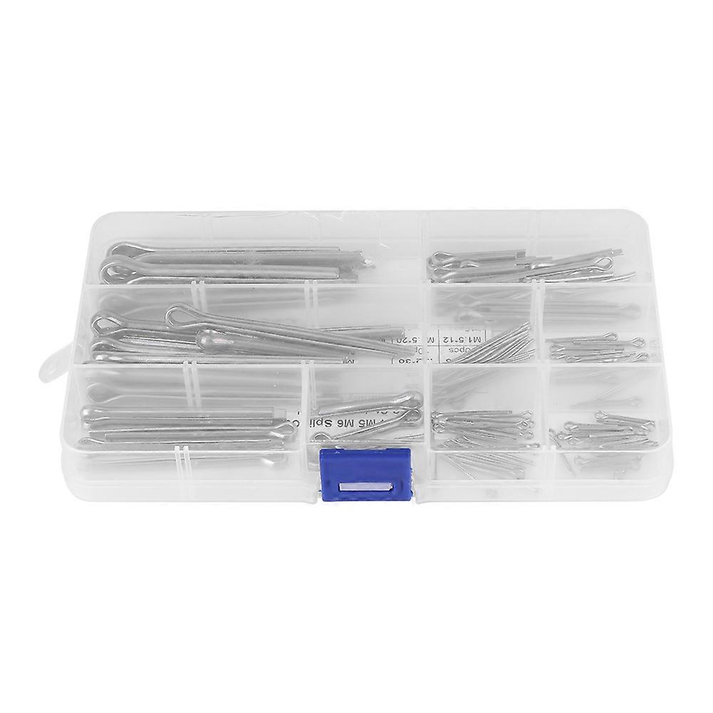 90pcs 11 Kinds M1.5 M2 M3 M4 M5 M6 Split Cotter Pins Assortment with Case