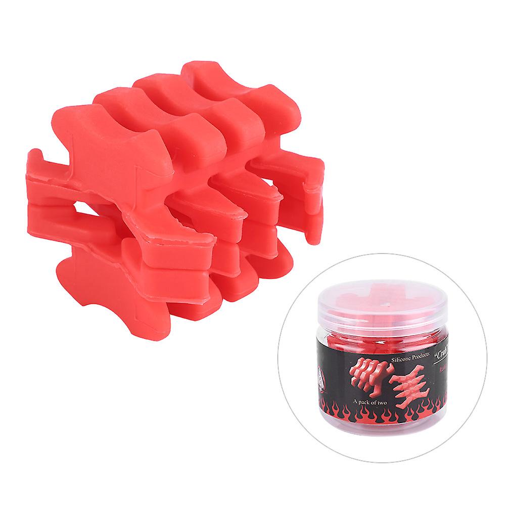2 Stück Bogenschießen Bogen Dämpfer Stabilisator Gewicht Kit nce Bar Hunting (rot)