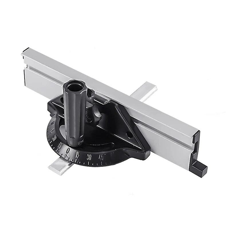 Miter Gauge Carpentry Push Rod Angle Table Saw Ruler Woodworking Tool Adjustable Flip Stop