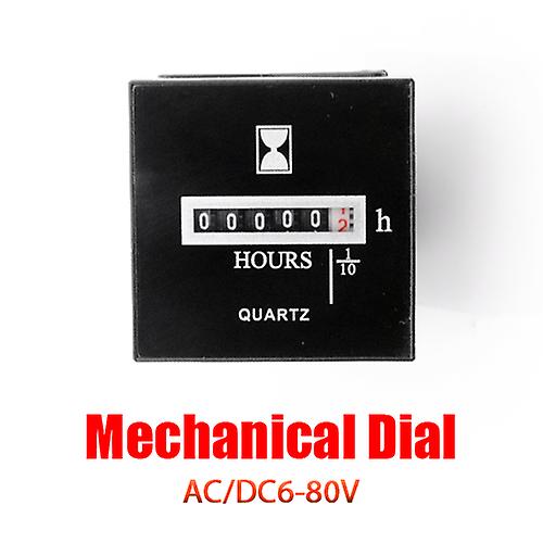 Square Mechanical Hour Meter Timer for Electro Generator Engine Excavator Tractor~27618