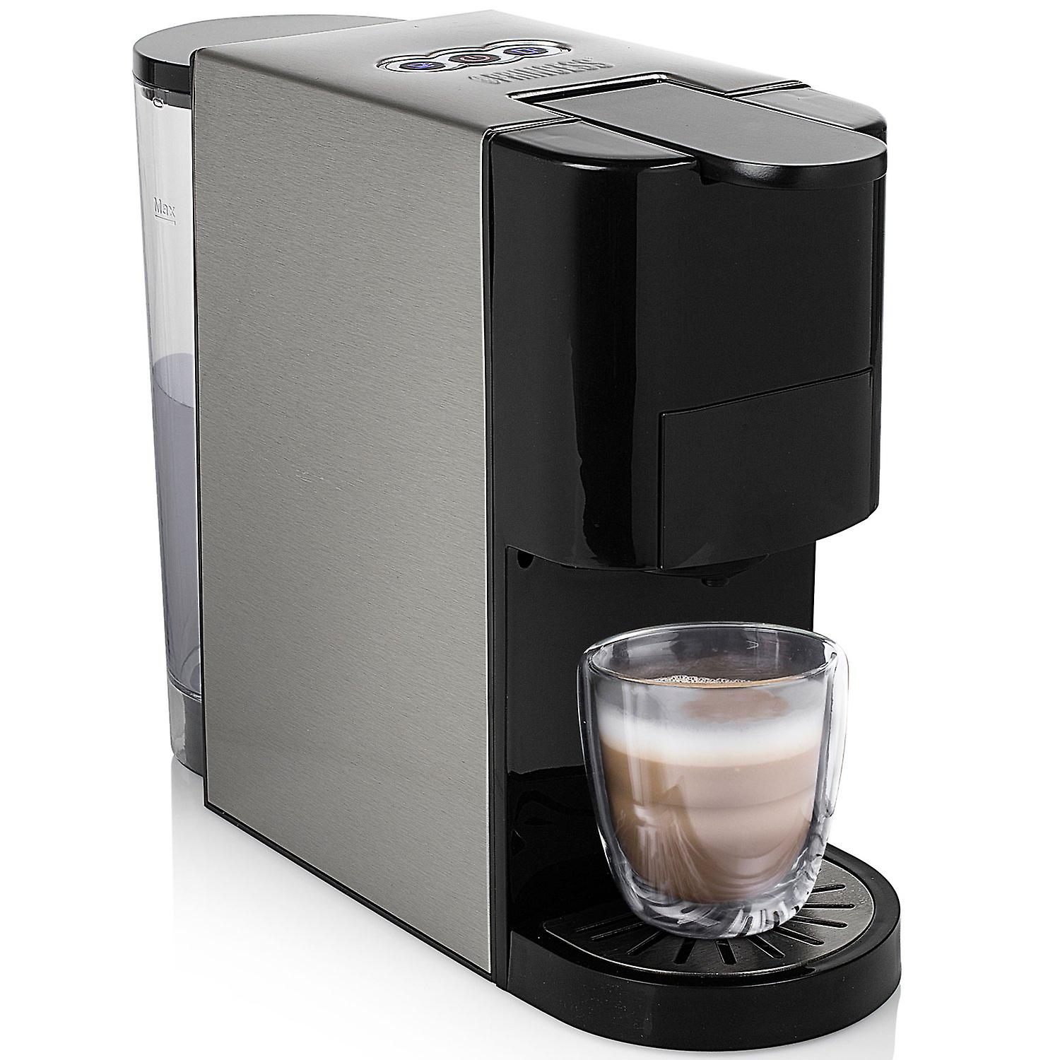Machine multi-capsules en acier inoxydable 4-en-1