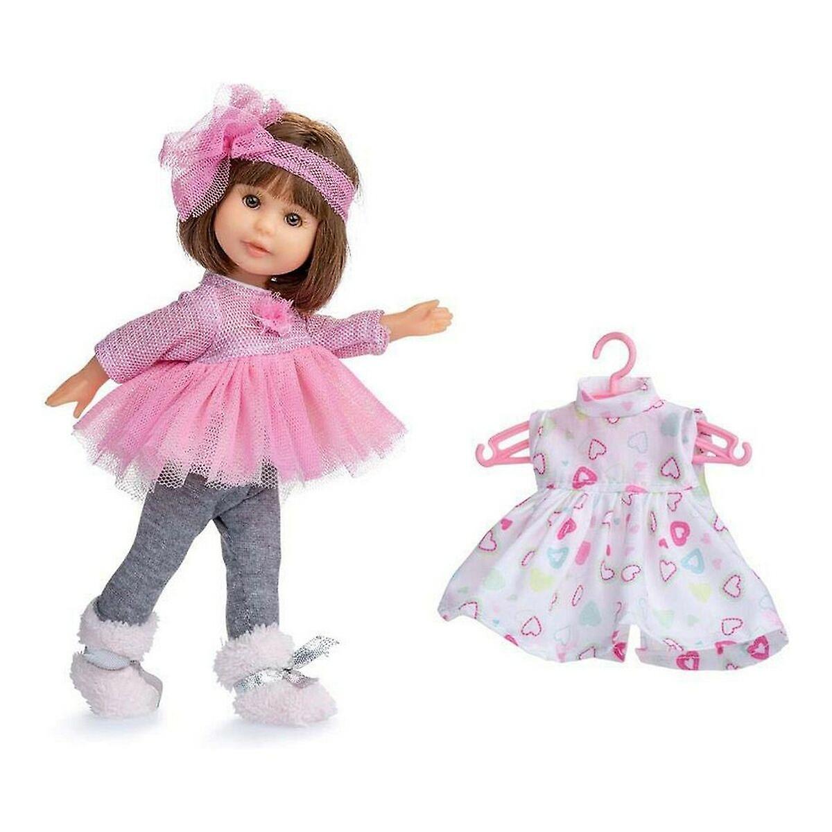 Babypuppe Berjuan Irene Brünette 22 cm (22 cm)