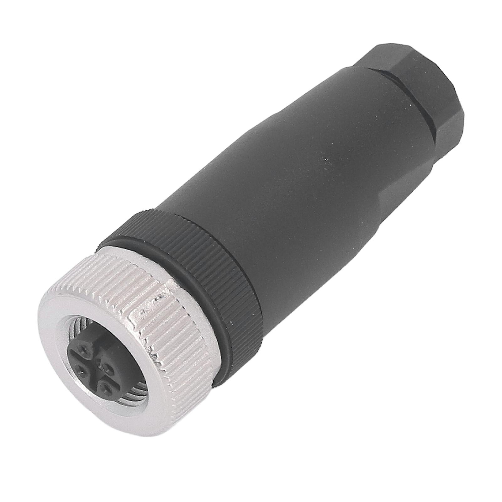Aviation Plug IP67 Waterproof M12 Connector 4 Pin Industrial Connector for Power Equipment