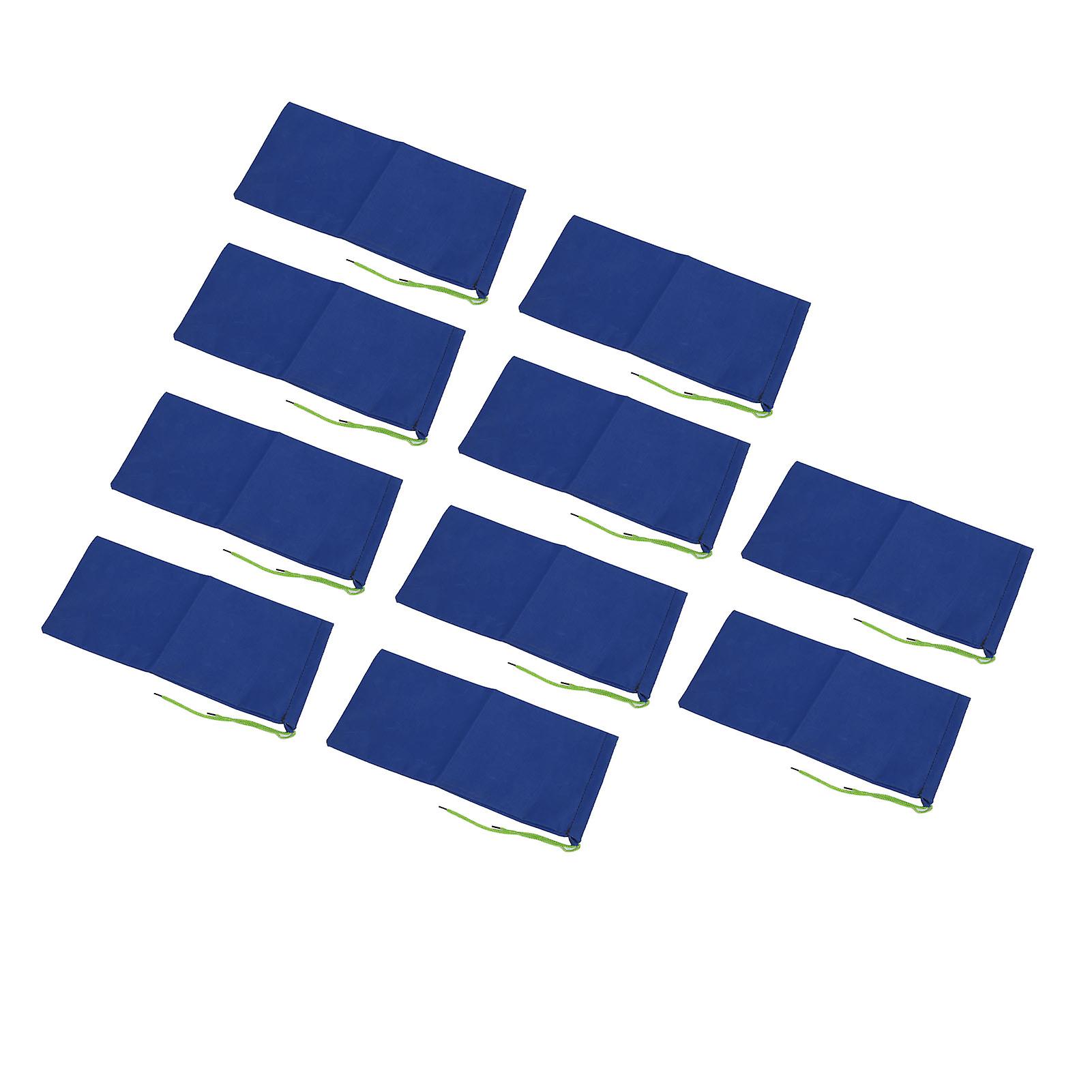 10Pcs Water Activated Flood Barriers Drawstring Flood Prevention Sand Bag for Gate Garage Basement