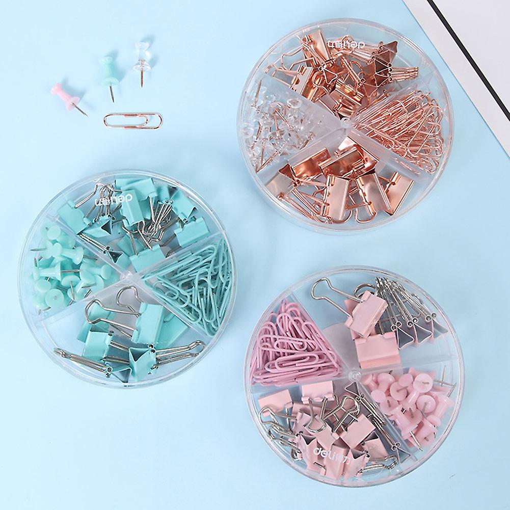 Metal Clip Large Headed Binder Clips Office Binding Supplies Combination Set