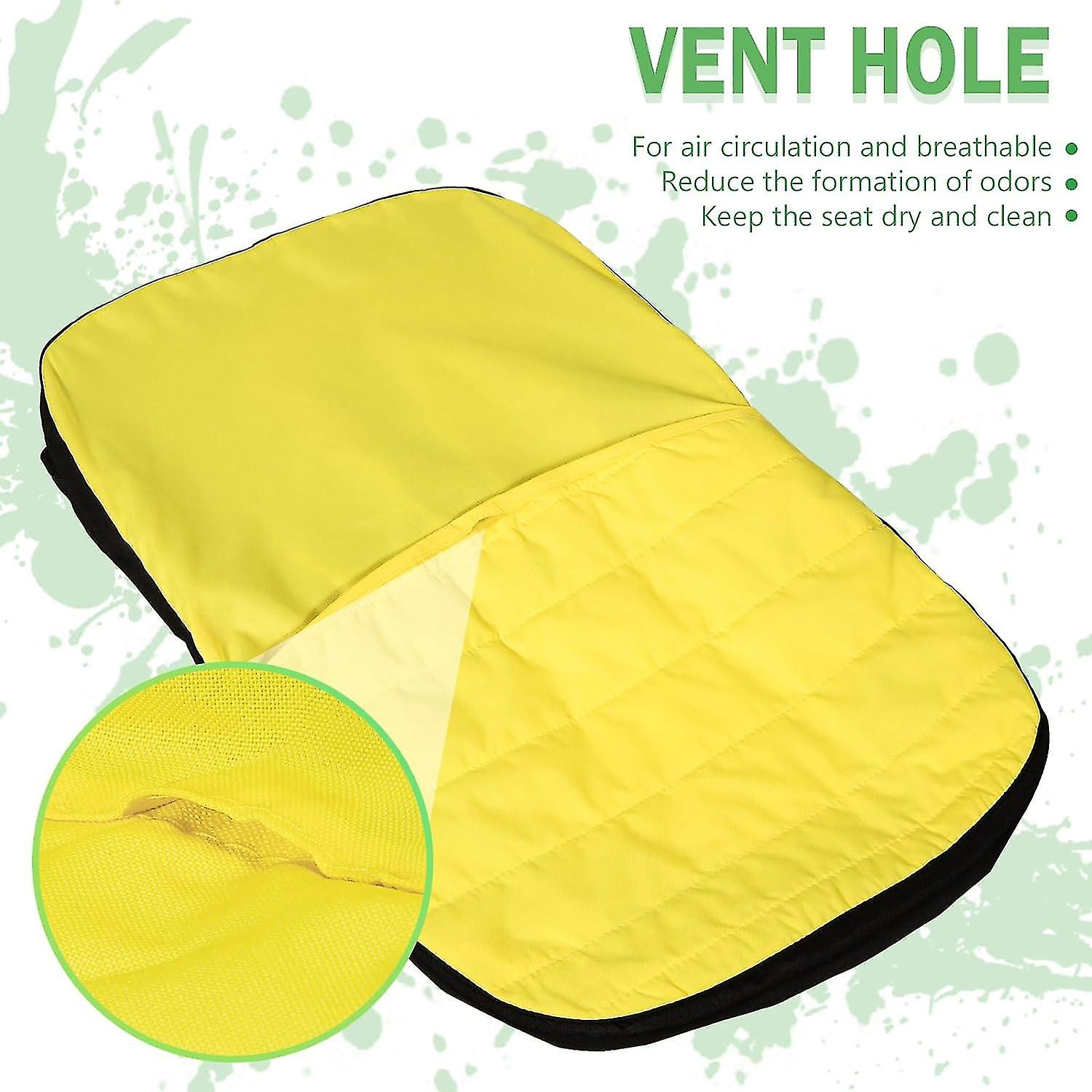 SAPUBK Custom Fit Seat Cover For John Deere XUV 835/865 - Black & Grey Cushioned Bench Seat Cover