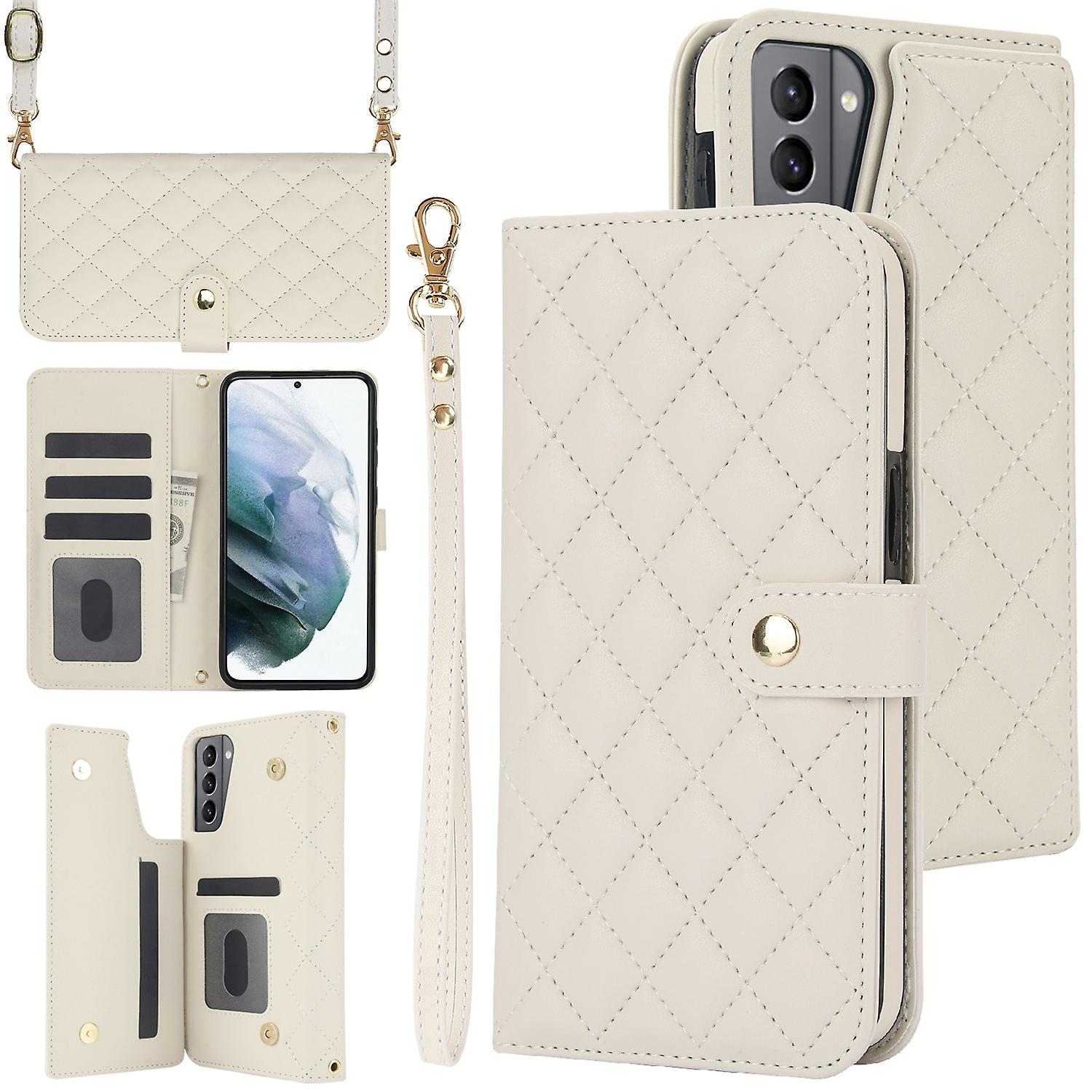 Rhombic Leather Case For Samsung Galaxy S22 5G