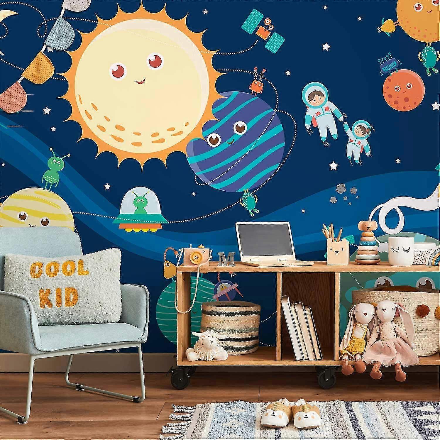 Self-adhesive Wall Mural - Happy Planets