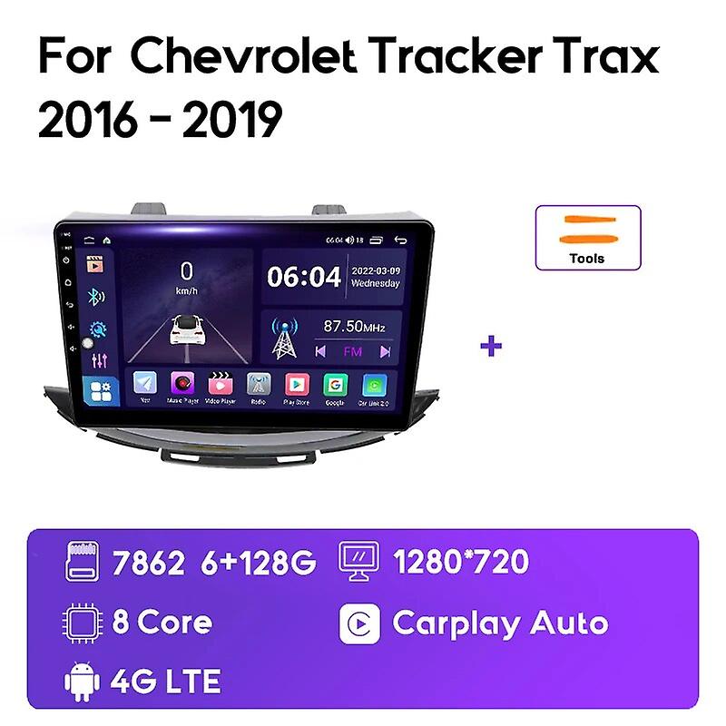 Android12 Car Radio For Chevrolet Tracker Trax 2016 - 2019 Video Multimedia Player Navigation Stereo Gps Carplay Autoradio