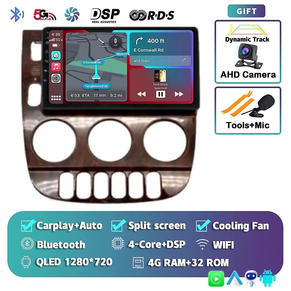 Android 13 Carplay Auto For Benz M-class W163 Ml 1997 1998 1999 2001 2002 2003 2004 2005 Car Radio Multimedia Player Stereo Dsp