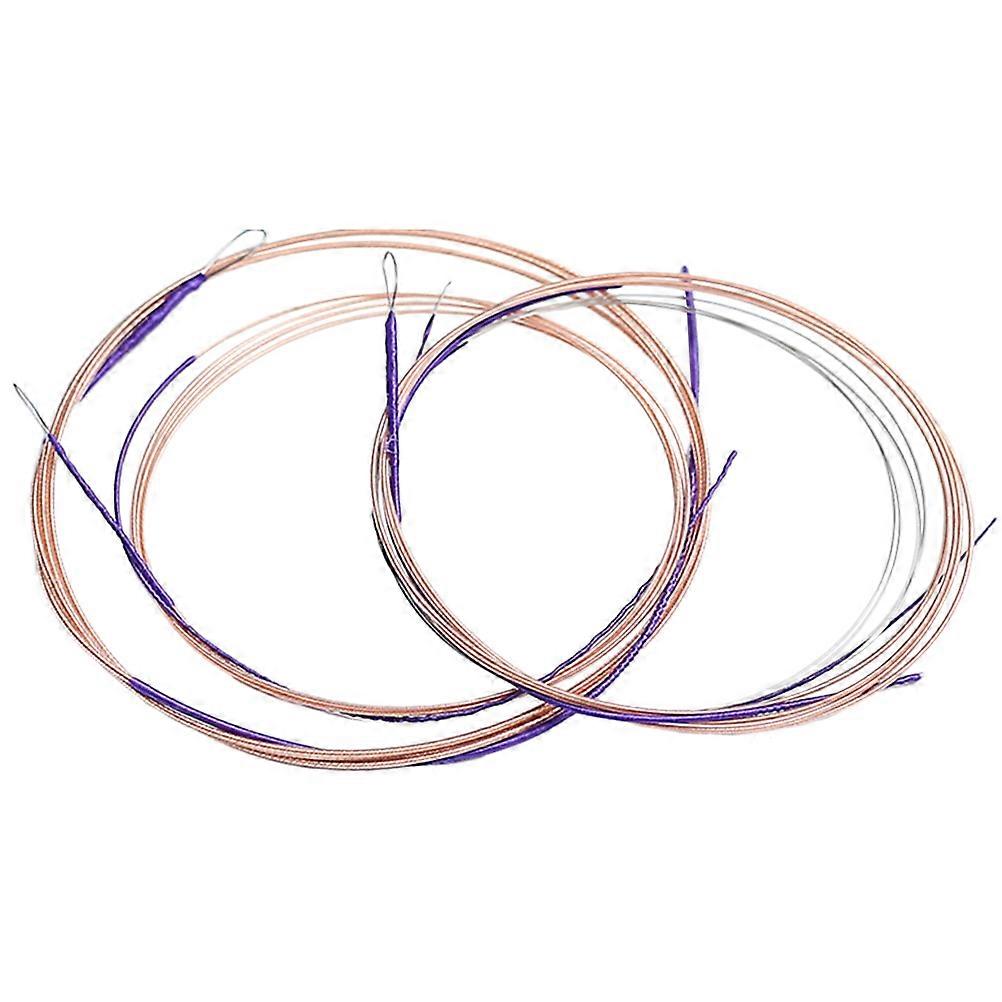 4Pcs Chinese Lute Strings Professional Pipa Strings Replacements Chinese Lute Steel Strings