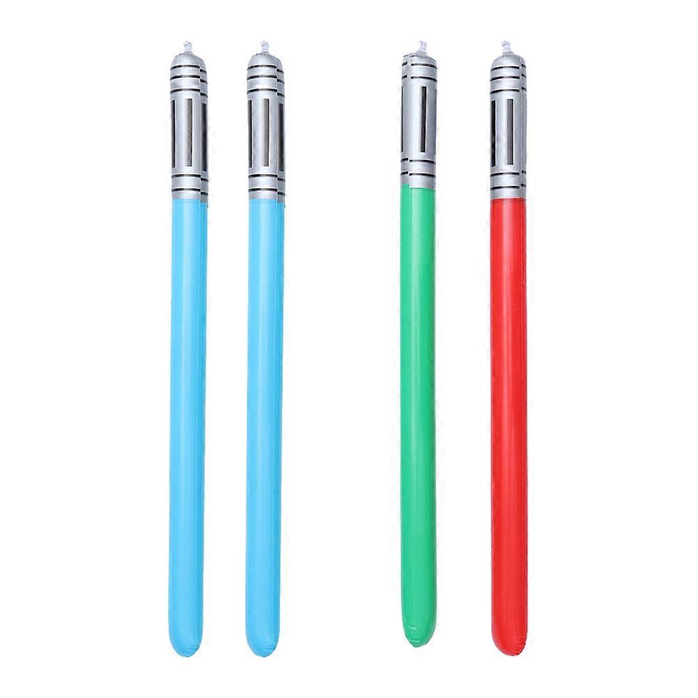 4pcs Party Inflatable Sword Toys Creative Inflatable Sword for Children (Random Color)