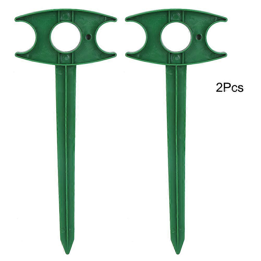 2Pcs Greenhouse Bracket Insect Proof Net Fixing Pegs Plastic Piles Fixed Accessories