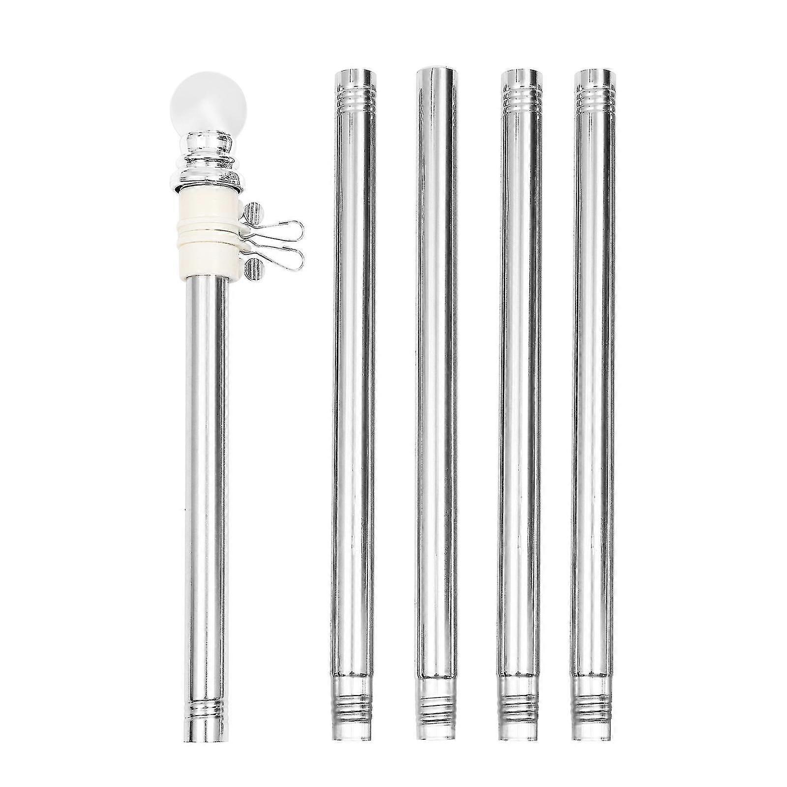 Pole Kit Less Steel Mount Pole With Rotating Pole Rings