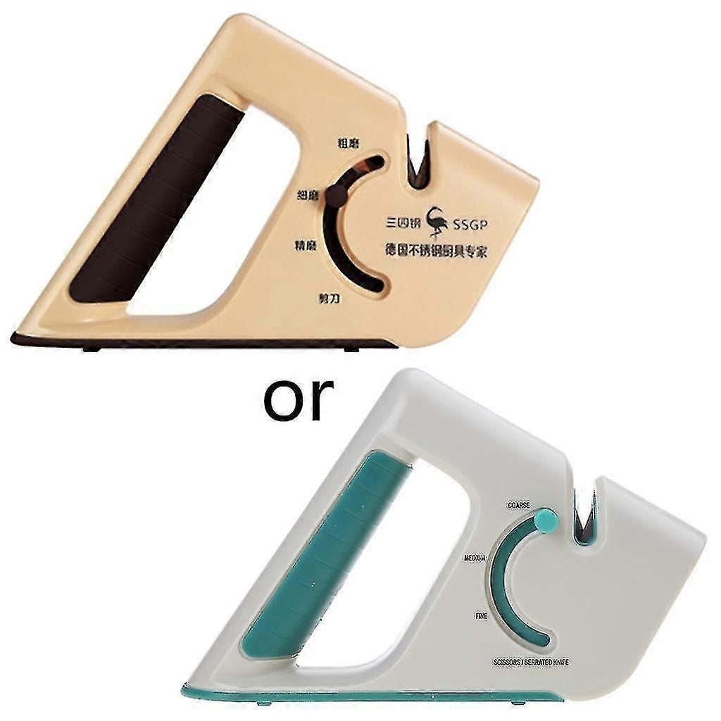 Professional Kitchen Manual Knife Sharpener Machine Adjustable Sharpening Stone Easy_Feb