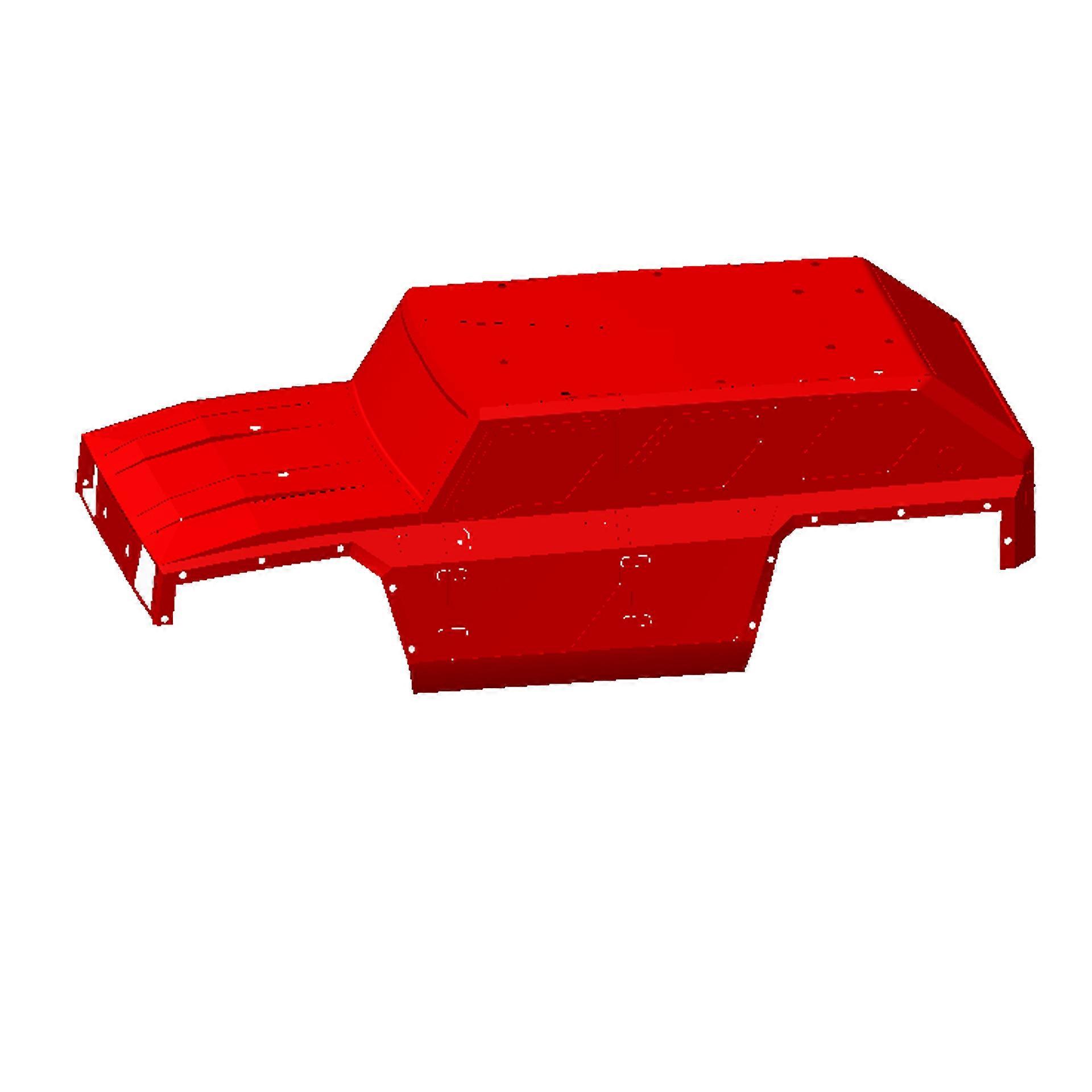 Golden Cheetah JLB4 1/8 4WD Climber Accessories ED1072 Red Shell