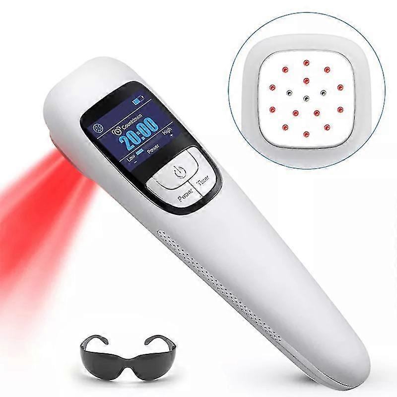Lampe Thérapeutique Infrarouge Laser 650/808nm - Anti-douleur, Arthrose, 880mW, Réglable