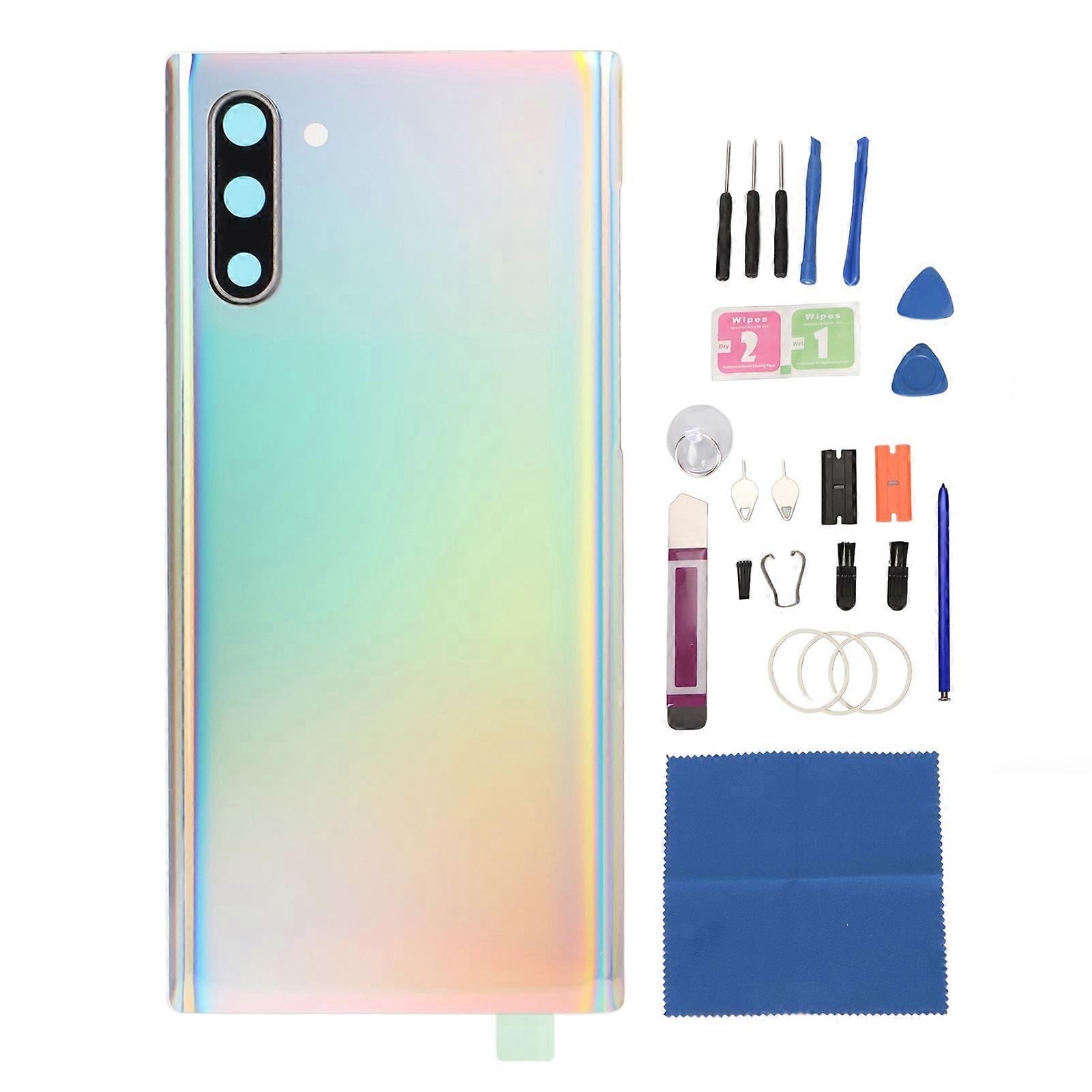 Back Glass Cover Good Performace with 1 Stylus 5 Replacement Nibs Repairing Tools Rear Back Glass Cover for Galaxy Note 10