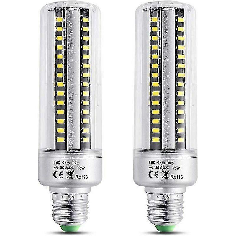 E27 25W LED Light Bulb Warm White 3000K, 2500LM High Brightness, Halogen Equivalent 200W Light Bulb, Non-Dimmable, E27 LED Corn Light Bulb for Ceiling
