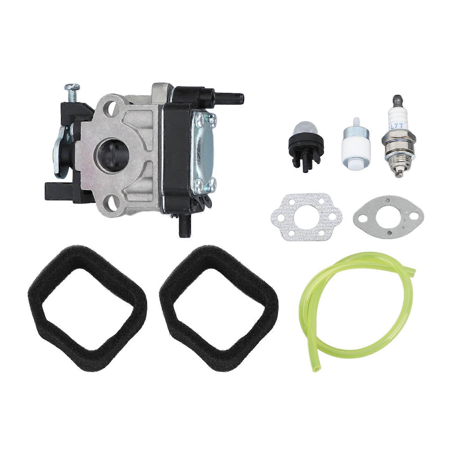 Leaf Blower Carburetor Sparking Plug Air Filter Sponge Primer Bulb Assembly Set for Hitachi RB24EA