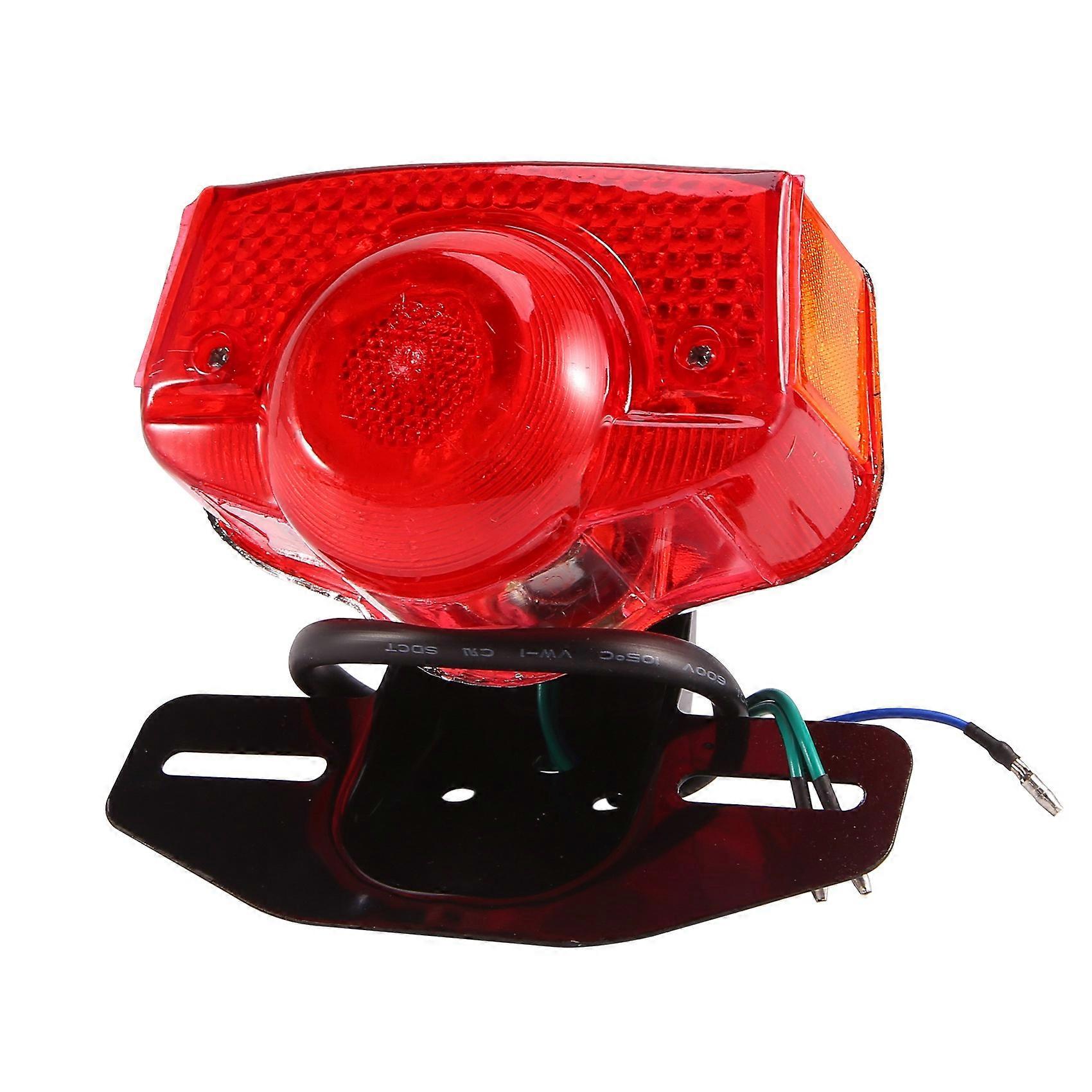Motorcycle Brake Tail Light Tail Light Assembly with Bulb for CT70 CT90 CT125 XL70 CL70 CL90 Jialin