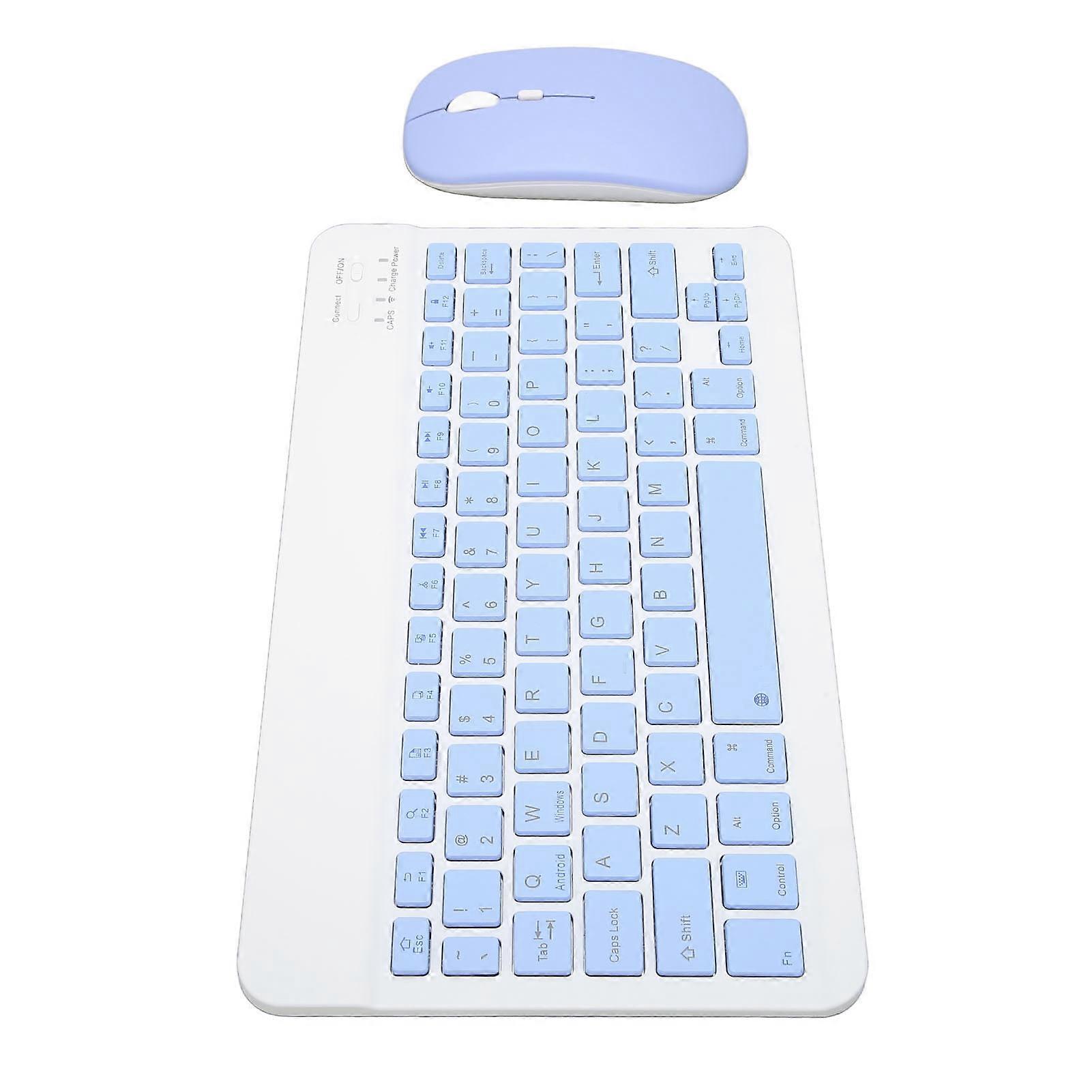 Wireless Keyboard Mouse Set for Computer Tablet and Mobile Phone Combo
