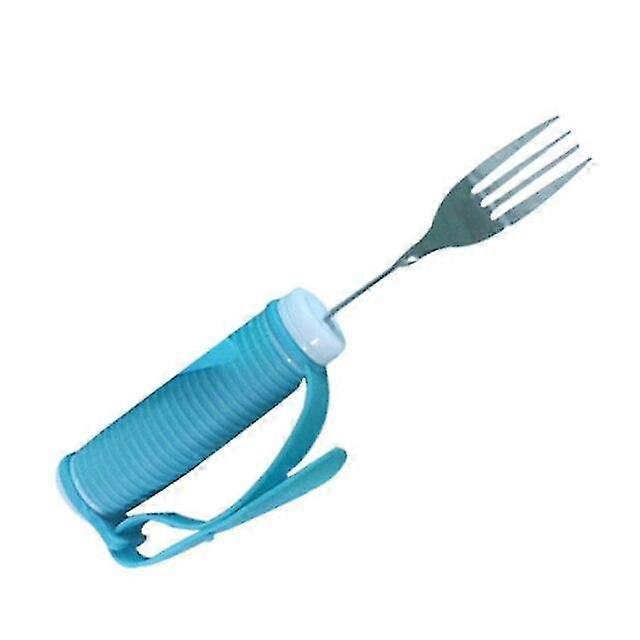 fork rotatable dining eating aids utensil disabled patient flexible