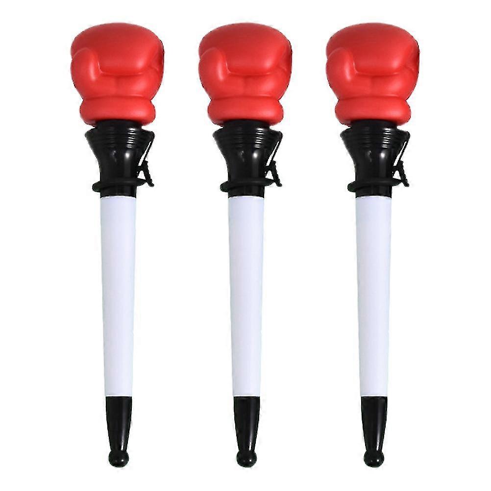 3pcs Convenient Ink Pens Portable Fun Pens Multi-function Decompression Pens