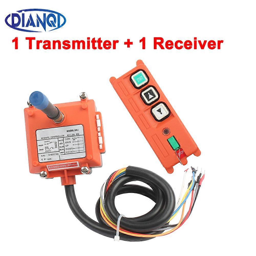 DC12V Wireless Industrial Remote Controller Electric Hoist Remote Control Winding Engine Sandblast Switches F21-2S Radio Switch